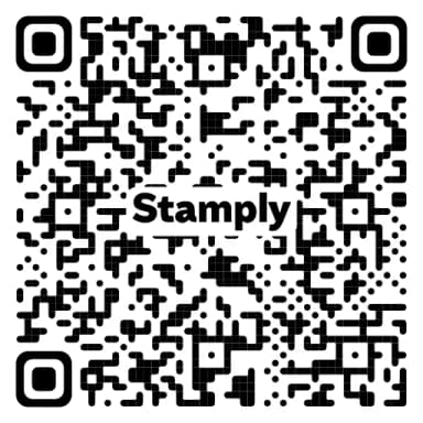 Kod QR do zainstalowania demonstracyjnej karty Stamply
